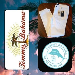TOMMY BAHAMA white jeans. NEW.